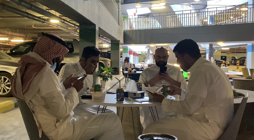 Employees of the Authority eat pasta on National Pasta Day