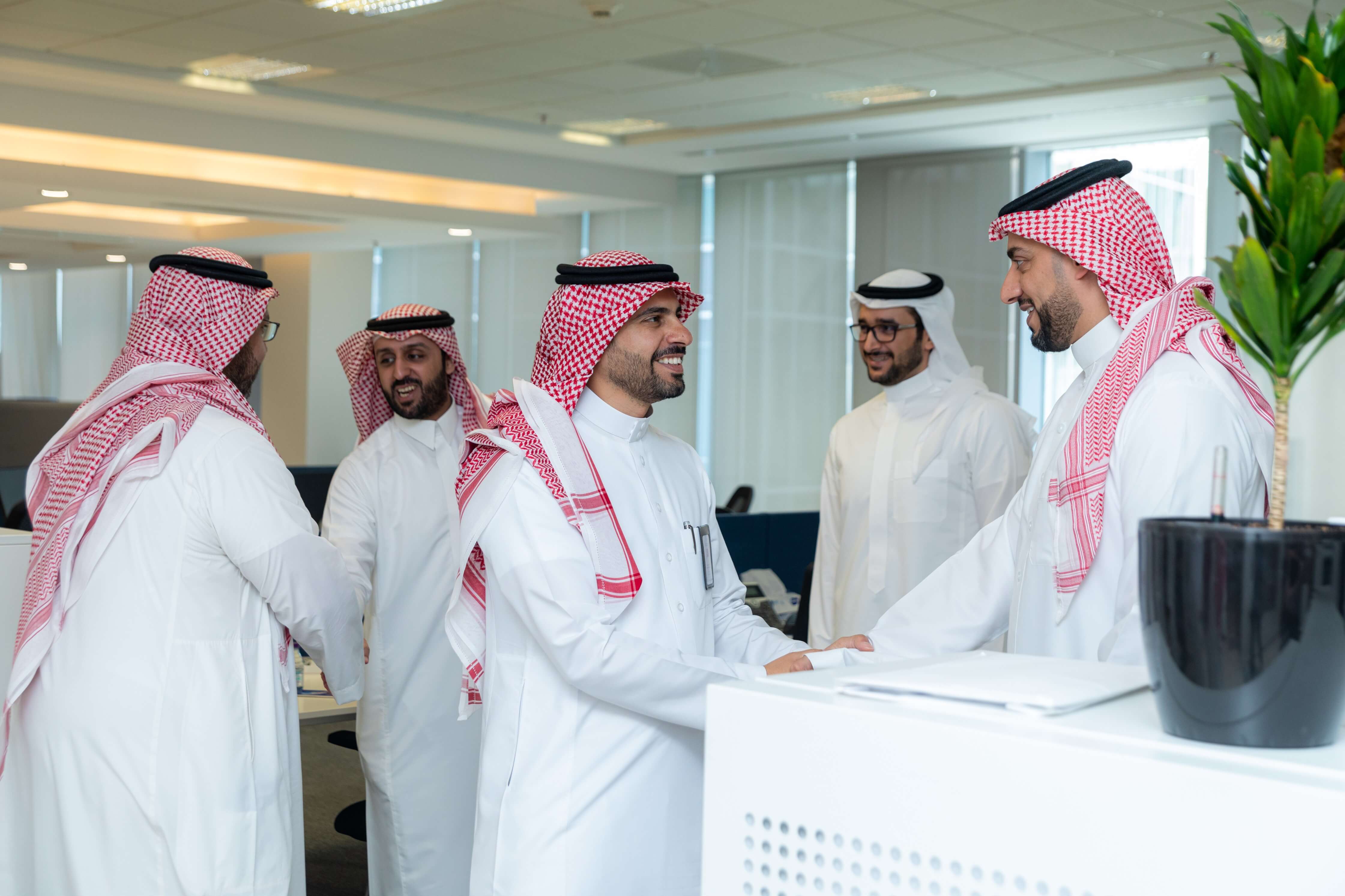 H.E. the Governor shares the joy of Eid Al-Adha 2022 with the employees of the Authority 1