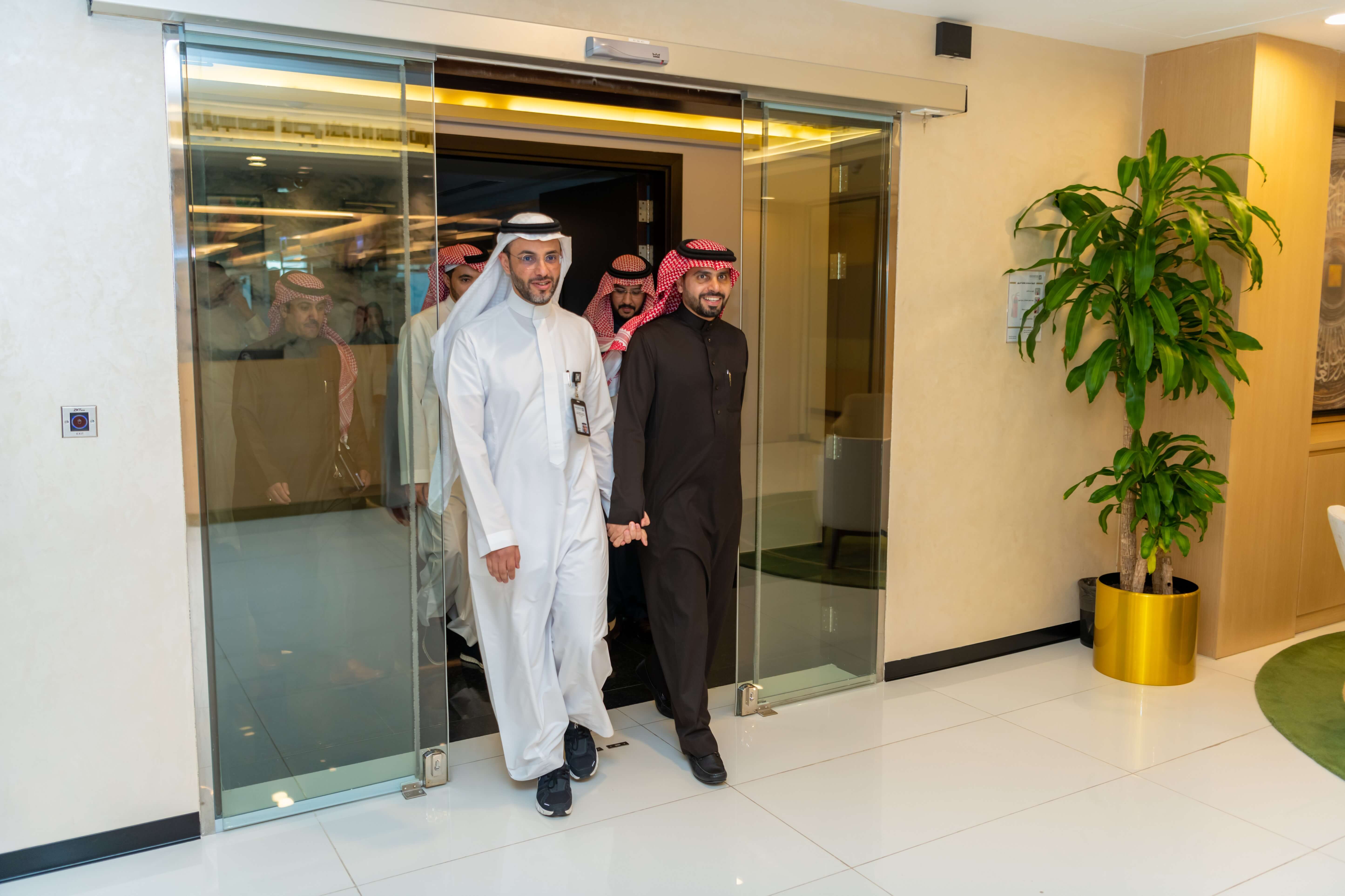 The arrival of His Excellency Eng. Ahmed Alsuwaiyan