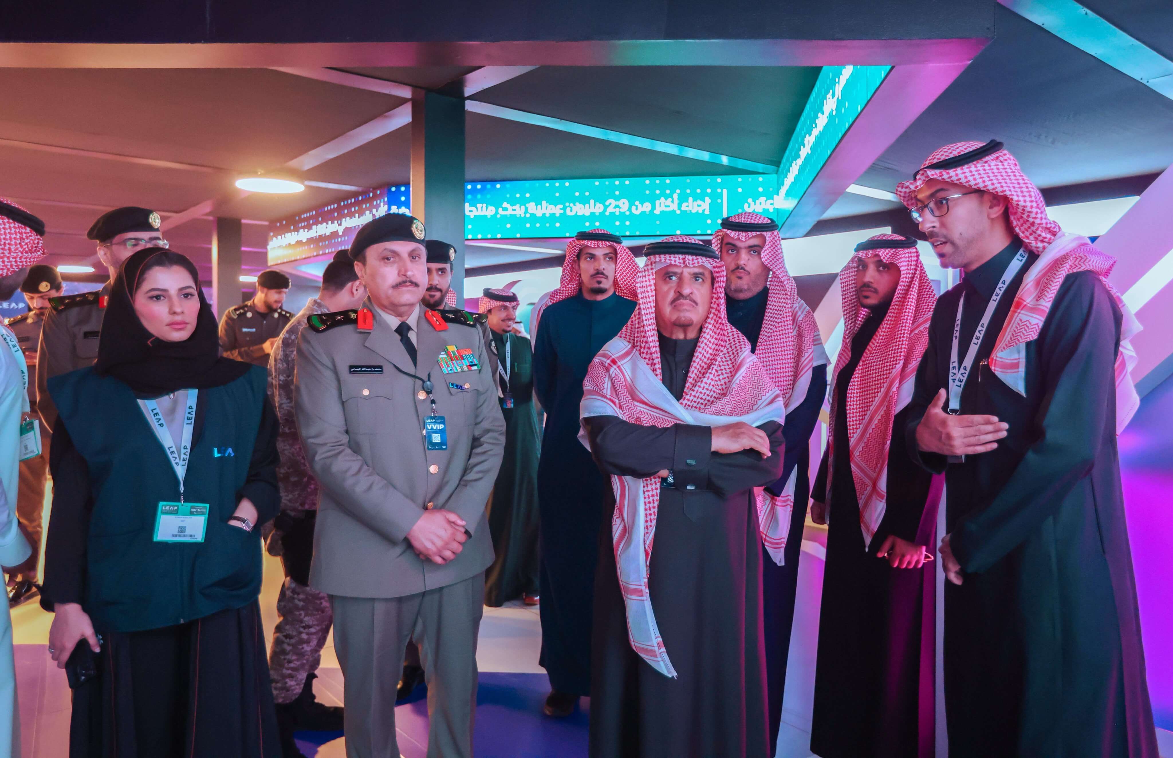 Dr. Nasser Al-Dawood, undersecretary of the Saudi Ministry of Interior at the Saudi Digital Exhibition in LEAP 23