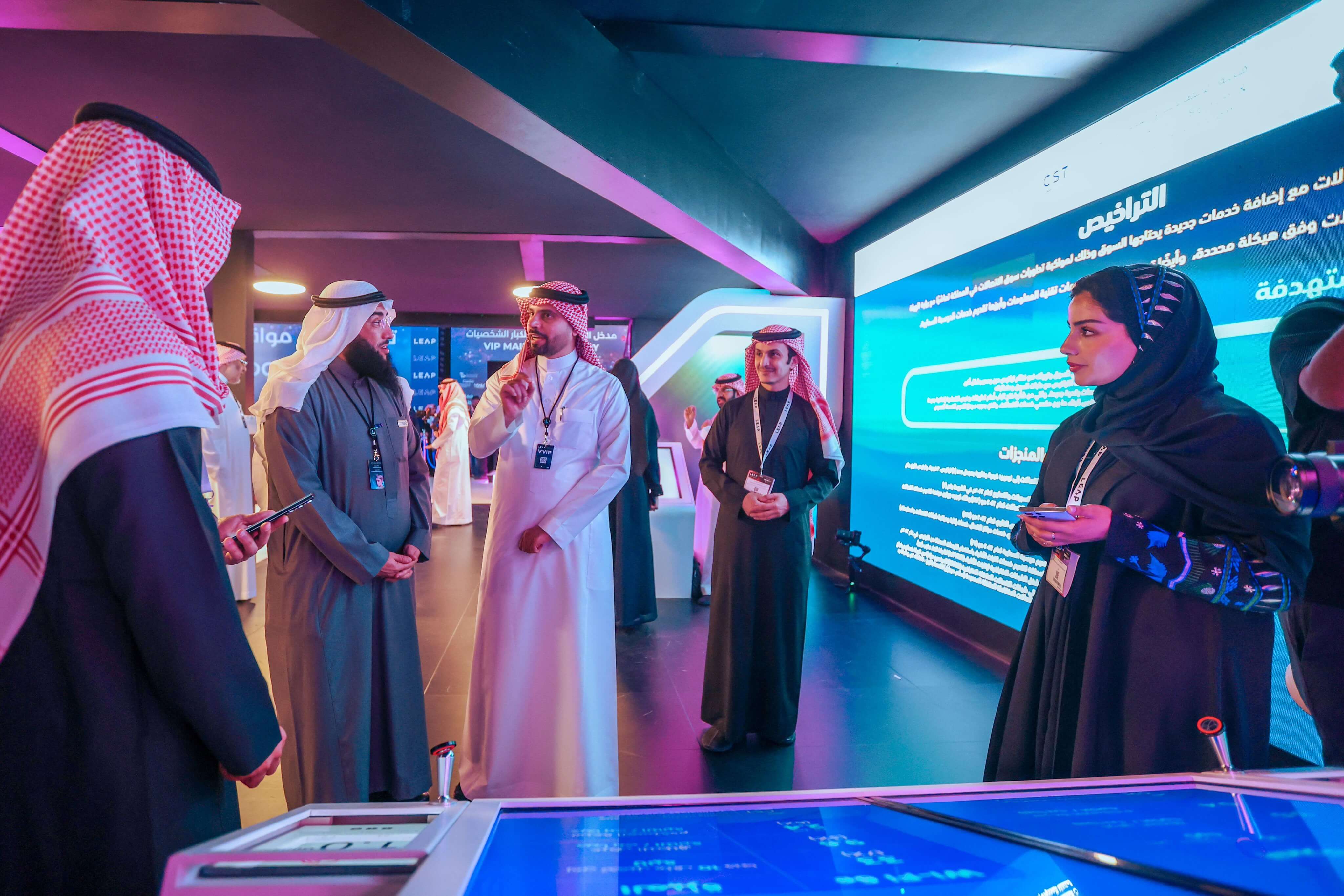 His Excellency the Governor of the Digital Government Authority, Ahmed Mohammed Alsuwaiyan, at the Saudi Digital Exhibition in Leap 23