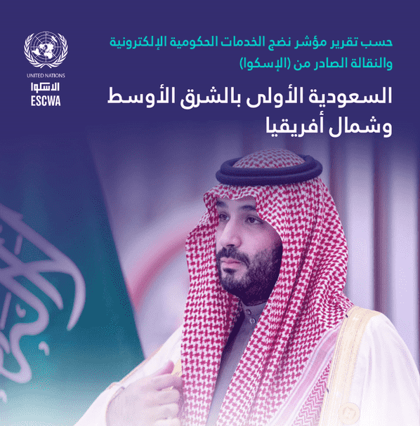 السعودية الأولى في مؤشر نضج الخدمات الحكومية الإلكترونية والنقالة لعام 2022