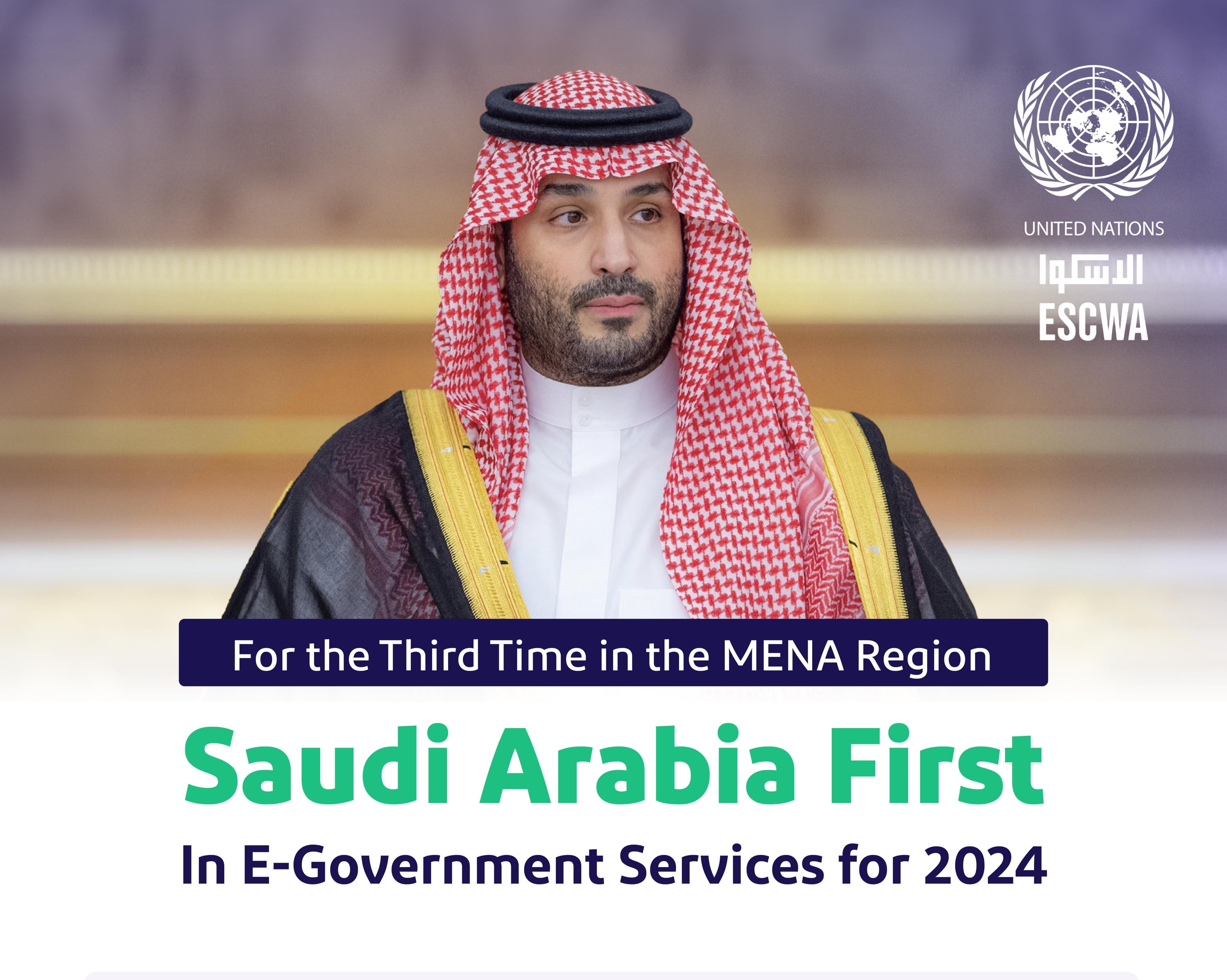 Saudi Arabia Ranks First in E-Government Services 2024 for the Third Time