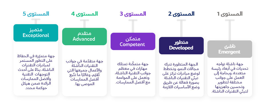 تصنيف مستوى جاهزية تبنّي التقنيات الناشئة